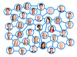 Photo: Personen im sozialen Netzwerk Personen im sozialen Netzwerk