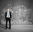 man with business plan