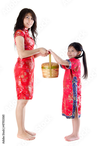 Photo: Full body oriental family Full body oriental family