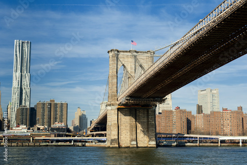 Photo: NEW YORK A view from brooklyn bridge NEW YORK A view from brooklyn bridge
