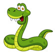 Illustration of Cartoon Snake