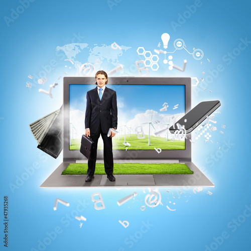 Photo: Modern technology illustration Modern technology illustration