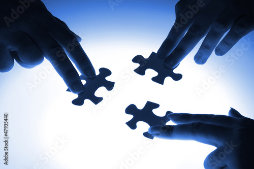 Photo: Puzzle pieces Puzzle pieces