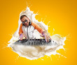 dj and mixer
