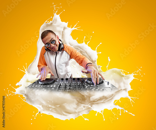 Photo: dj and mixer dj and mixer