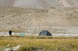 Camp in Archa-Kanysh valley in Pami, Kyrgyzstan