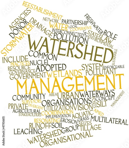 Illustration: Word cloud for Watershed management Word cloud for Watershed management