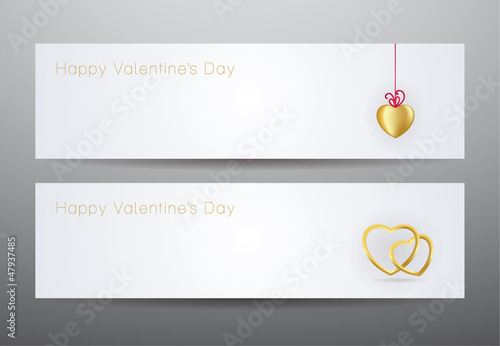 Illustration: Nice vector valentine's card with gold heart. Nice vector valentine's card with gold heart.