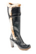 Black high boot