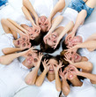 young people smiling