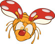 Ladybird from a fairy tale. Cartoon