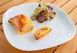 Foto: Pâté lorrain et salade Pâté lorrain et salade