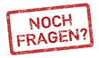 Vektor: Noch Fragen Stempel #121223-008 Noch Fragen Stempel #121223-008