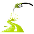 benzina che fa strada vector