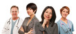 Photo: Mixed Race Ethnic Women with Doctors or Nurses Mixed Race Ethnic Women with Doctors or Nurses