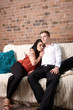 A couple sitting together