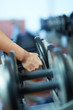 Taking barbell
