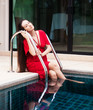 woman relaxing
