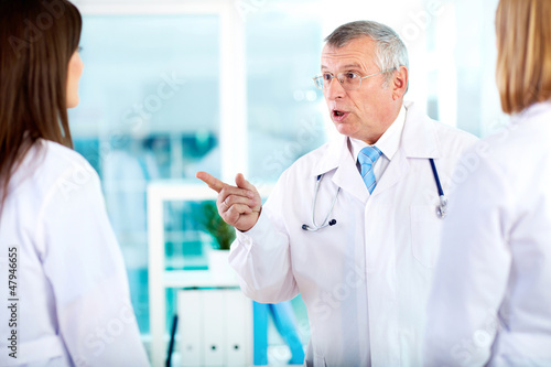 Photo: Annoyed doctor Annoyed doctor