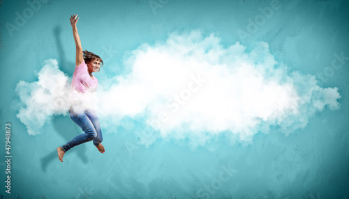 Photo: Modern style dancer posing Modern style dancer posing