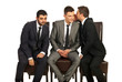 Photo: Business man sharing a secret Business man sharing a secret