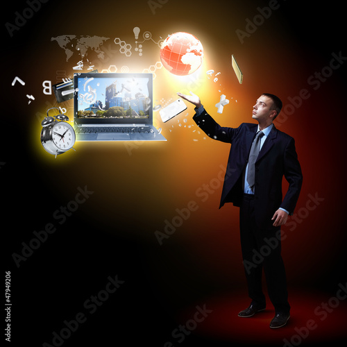 Photo: Modern technology in business Modern technology in business