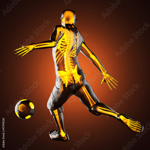 Illustration: soccer game player soccer game player