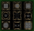 Vector set. Frame. Vintage Elements for your design.
