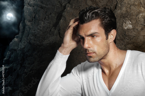 Photo: Male fashion model Male fashion model