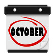 Photo: October Word Wall Calendar Change Month Schedule October Word Wall Calendar Change Month Schedule