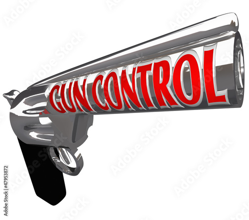Photo: Gun Control Words Pistol Handgun Stop Violence Gun Control Words Pistol Handgun Stop Violence