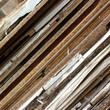 Stacked industrial material
