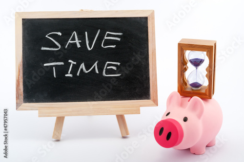Photo: Save time concept Save time concept