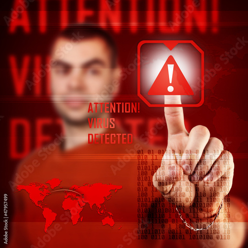Photo: Cyber attack Cyber attack