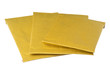 isolated padded bags