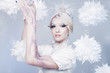 Beautiful snow queen.