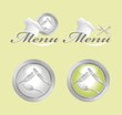 Menu buttons and icons