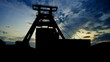 canvas print picture - Germany Zollverein coal mine late afternoon