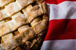 Homemade American Tradition Baked Apple Pie