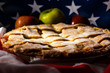 Homemade American Tradition Baked Apple Pie