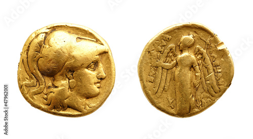 Photo: Ancient gold coin Ancient gold coin