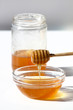 Honey Bowl with dipper and jar