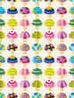 seamless mushroom pattern