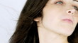 Video: Happy woman eating yougrt on a diet closeup Happy woman eating yougrt on a diet closeup
