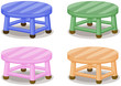 Four stools