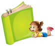 A girl and a book
