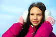 Female in winterwear