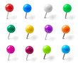 push pin thumbtack paper clip office business