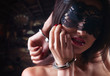 Photo: Dominating beauty in handcuffs Dominating beauty in handcuffs