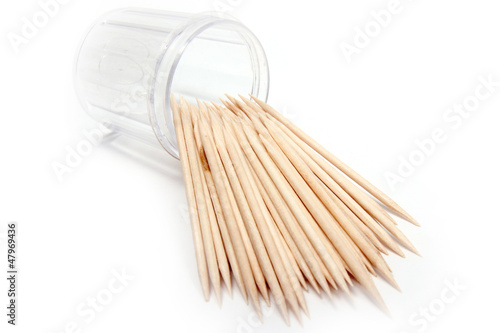 Photo: small quantity tree toothpick in plastic packing small quantity tree toothpick in plastic packing